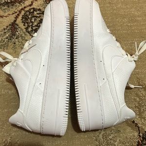 Hi!! This are never worn air forces. These are size 10.